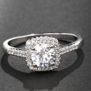 new CZ solitaire ring